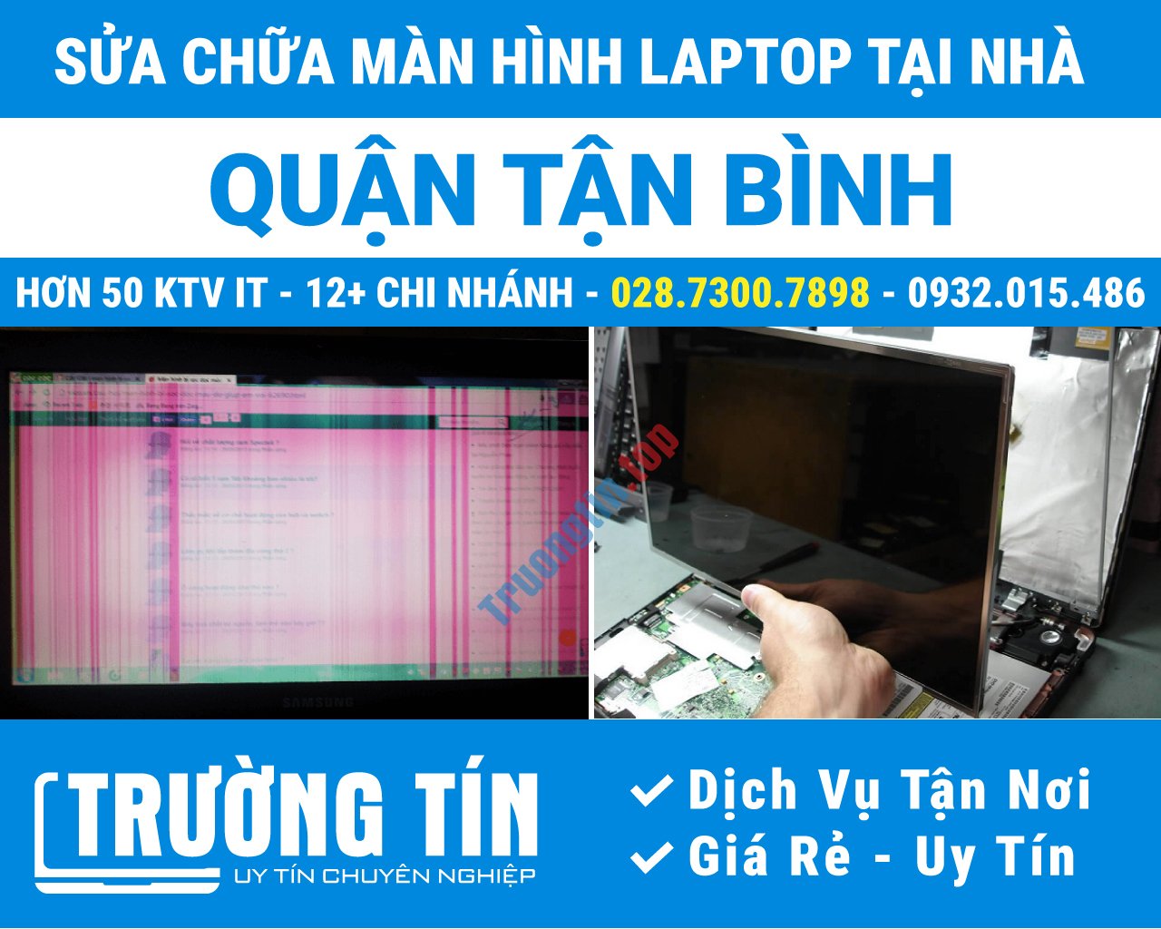 Dịch Vụ Sửa Màn Hình Laptop Quận Tân Bình