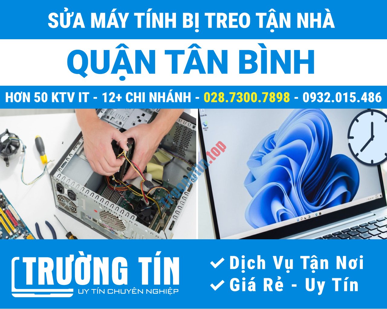 Địa Chỉ Sửa Máy Tính Bị Treo Quận Tân Bình – Uy Tín, Tận Nơi