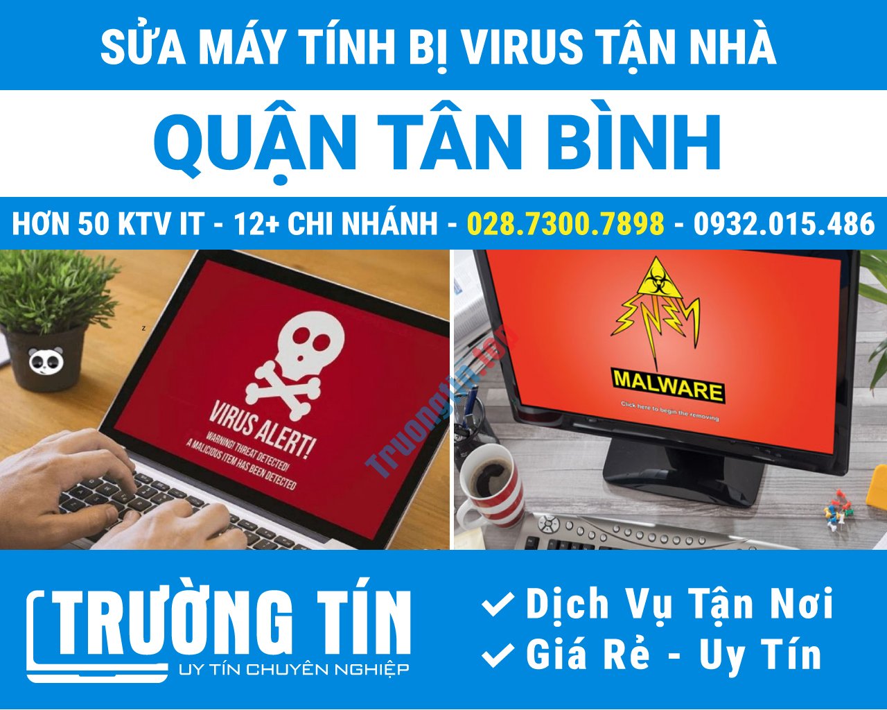 Địa Chỉ Sửa Máy Tính Bị Virus Quận Tân Bình Lấy Ngay
