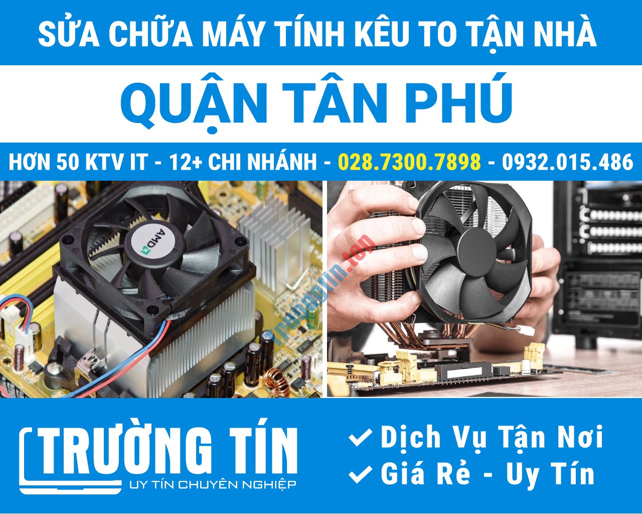 Địa Chỉ Sửa Máy Tính Kêu To Quận Tân Phú Giá Rẻ