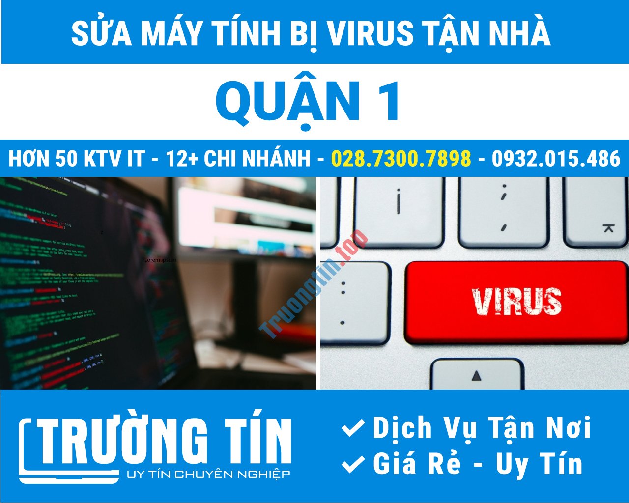 Địa Chỉ Sửa Máy Tính Bị Virus Quận 1 – Dịch Vụ Tận Nơi