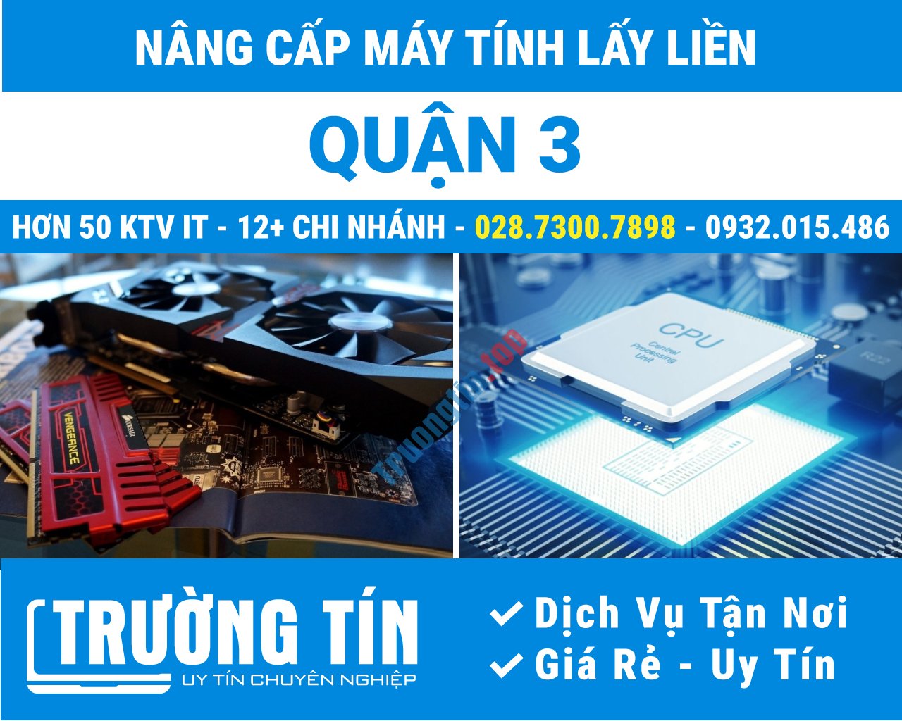 Địa Chỉ Nâng Cấp Máy Tính Quận 3 – Uy Tín, Gần Đây