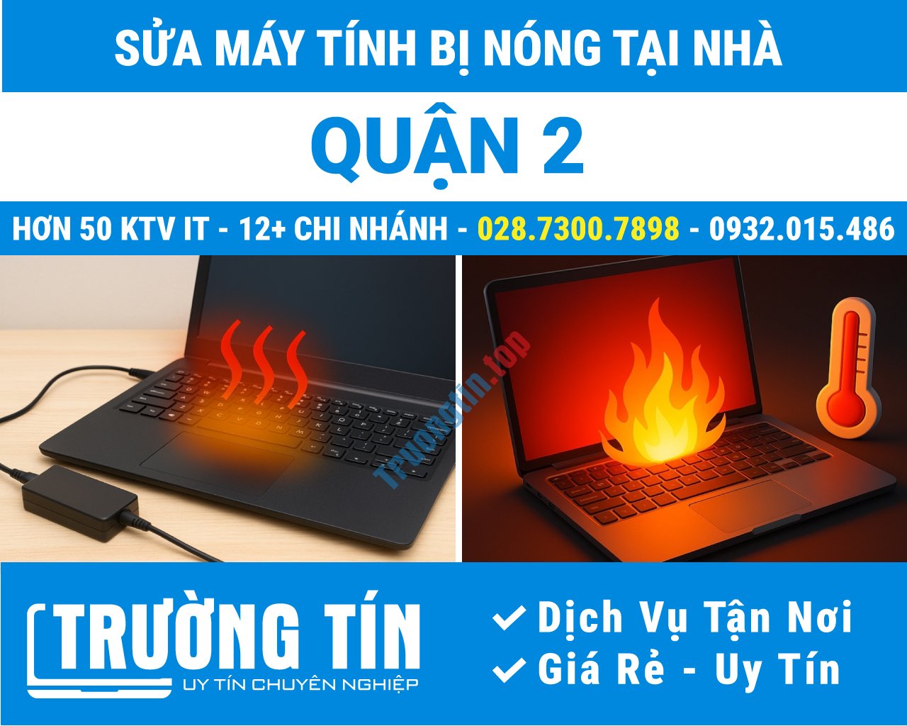 Địa Chỉ Sửa Máy Tính Bị Nóng Quận 2 Uy Tín, Lấy Liền