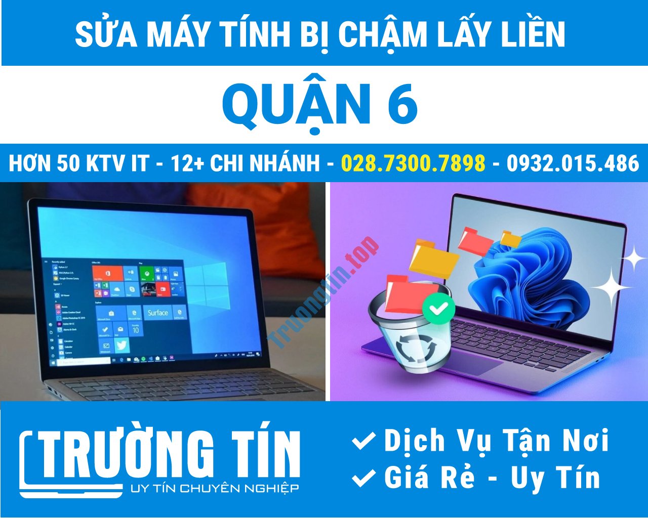 Địa Chỉ Sửa Máy Tính Chạy Chậm Quận 6 Lấy Liền