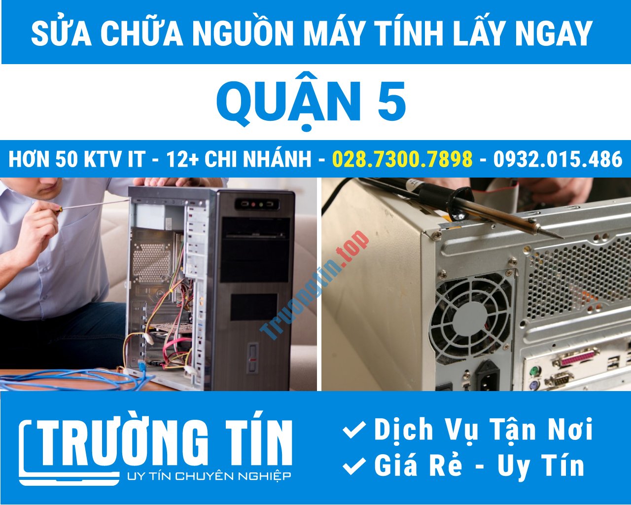 Địa Chỉ Sửa Nguồn Máy Tính Quận 5 – Gần Đây, Lấy Ngay