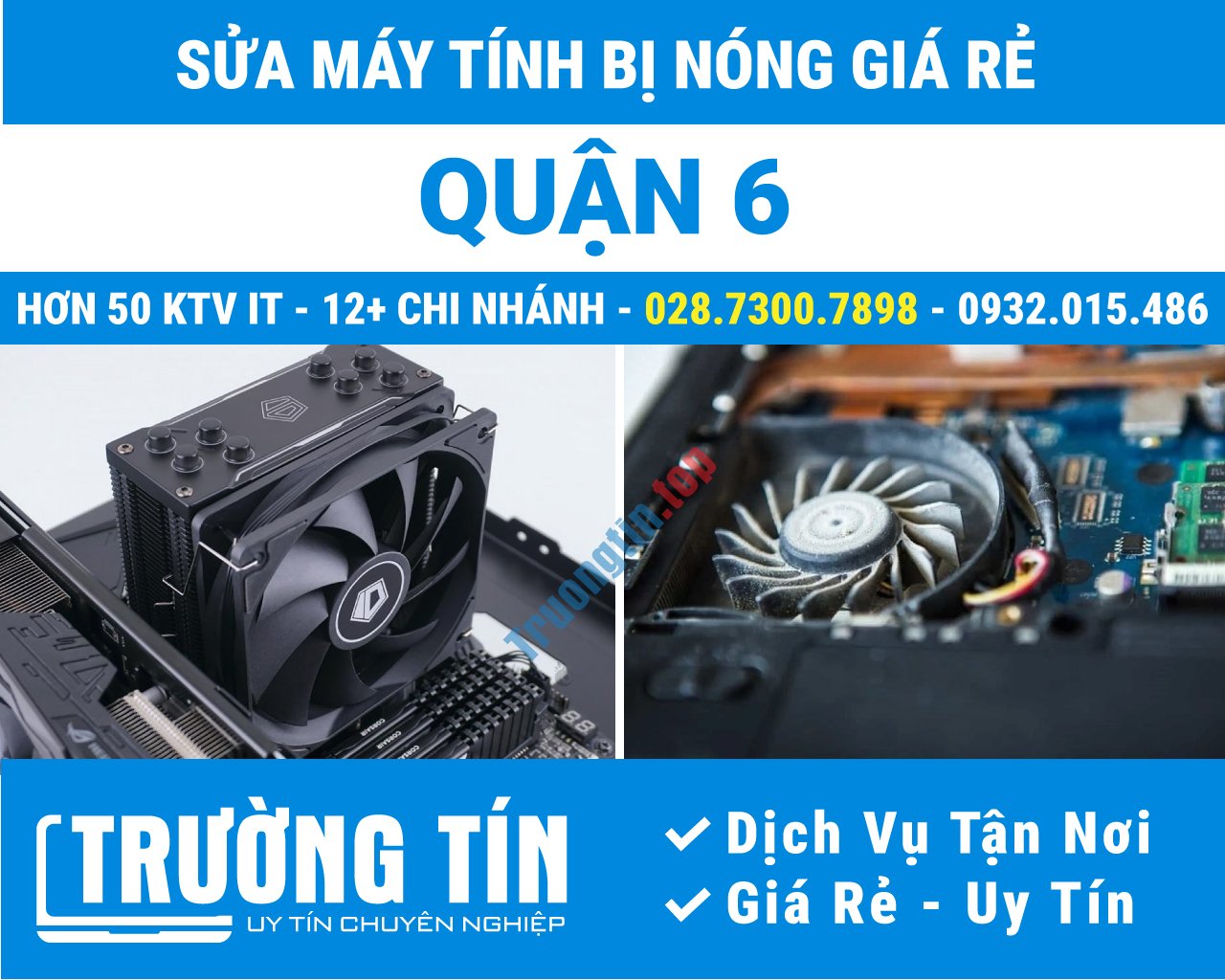 Địa Chỉ Sửa Máy Tính Bị Nóng Quận 6 Uy Tín, Tận Nơi