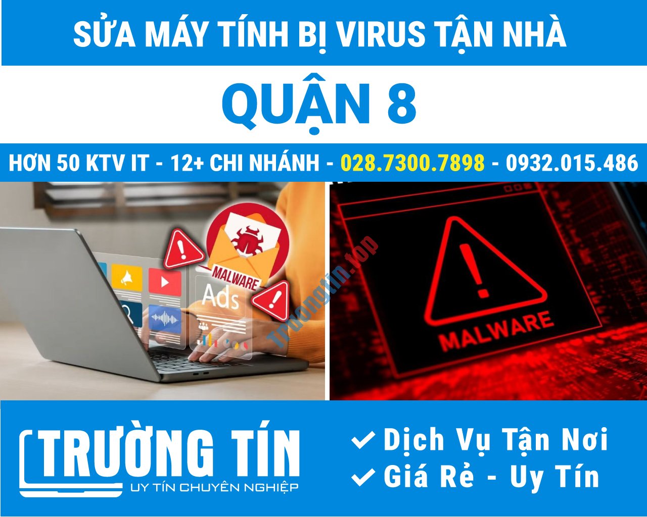 Địa Chỉ Sửa Máy Tính Bị Virus Quận 8 Uy Tín, Giá Rẻ