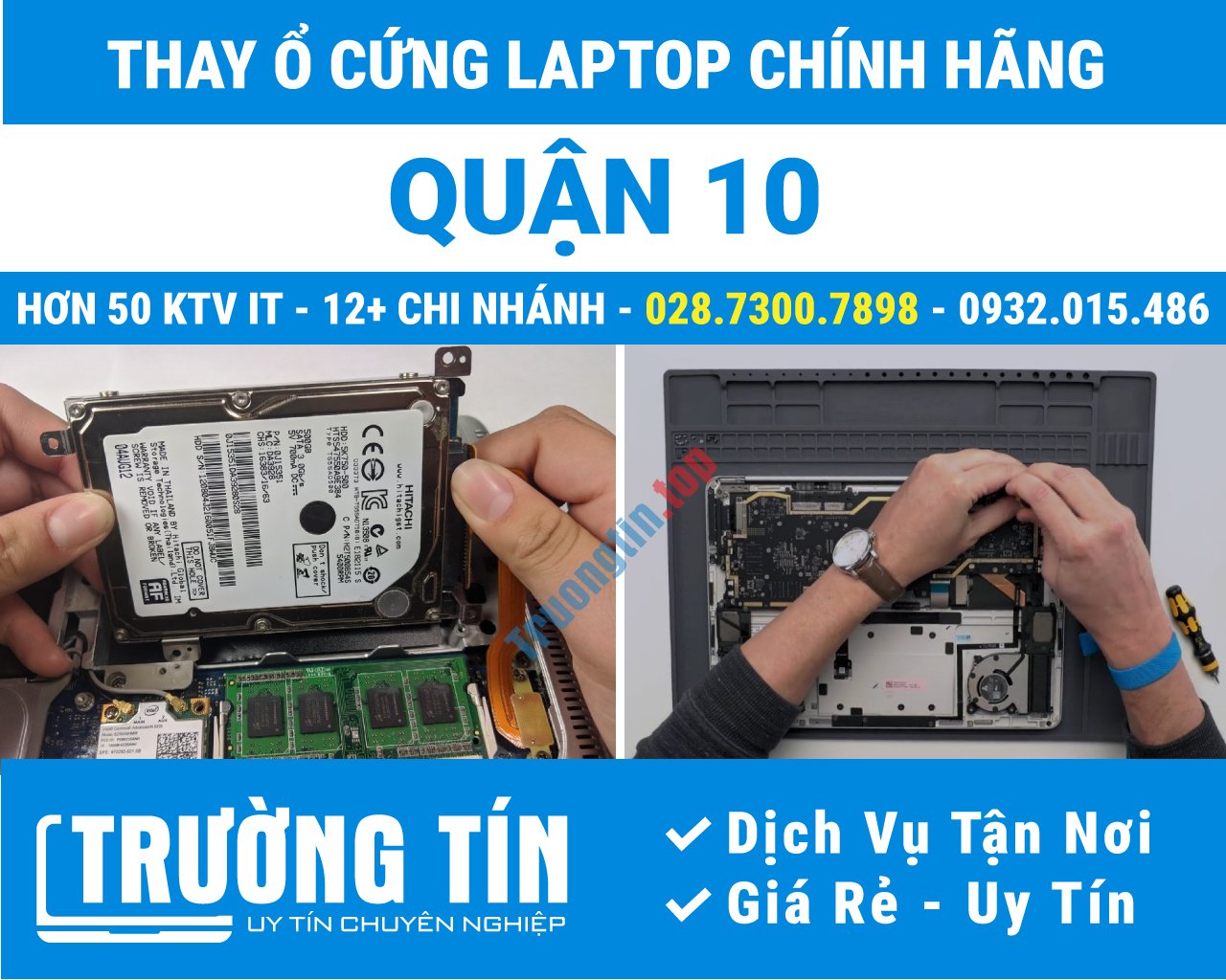 Địa Chỉ Thay Ổ Cứng Laptop Uy Tín Gần Đây Ở Quận 10
