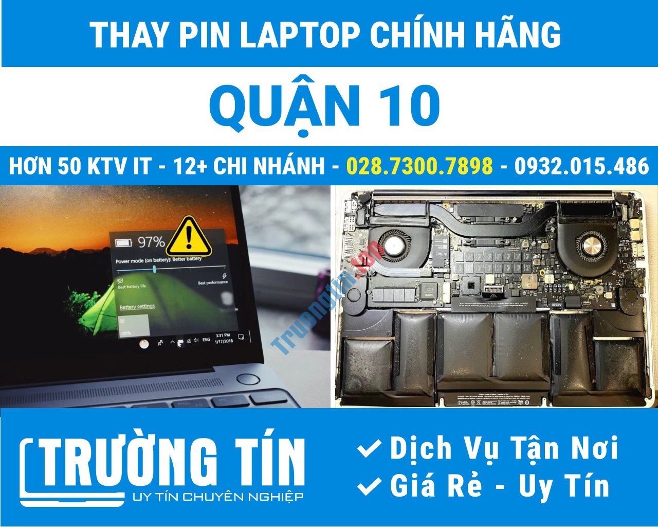 Địa Chỉ Thay Pin Laptop Lấy Ngay Gần Đây Ở Quận 10