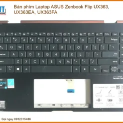Bàn Phím Laptop Asus Zenbook Flip Ux363, Ux363ea, Ux363fa Zin Chính Hãng - Thay Thế Lấy Liền Tại Tphcm