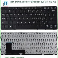 Bàn Phím Laptop Hp Elitebook 820 G1, G2, G3 Chính Hãng - Thay Thế Lấy Ngay Tphcm