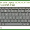 Thay Bàn Phím Laptop Microsoft Surface Pro X (sq1, Sq2) Zin Chính Hãng, Lấy Ngay