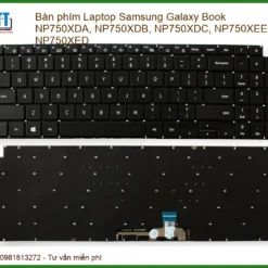 Thay Bàn Phím Laptop Samsung Galaxy Book Np750xda, Np750xdb, Np750xdc, Np750xee, Np750xed Zin Chính Hãng - Lấy Liền Tại Tphcm