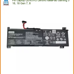 Thay Pin Laptop Lenovo Ideapad Gaming 3 16, 16 Gen 7, 8 Zin Chính Hãng - Lấy Liền Tại Chỗ