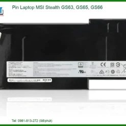 Pin Laptop Msi Stealth Gs63, Gs65, Gs66 Zin Chính Hãng - Thay Lấy Ngay Tại Tphcm