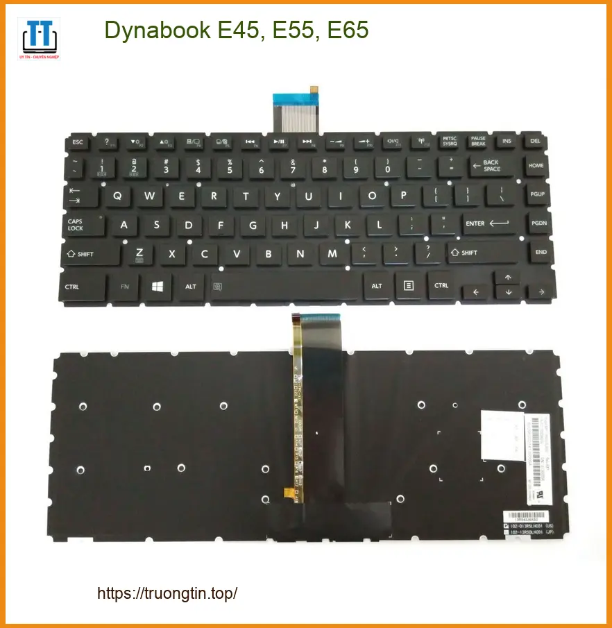 Bàn phím Laptop Dynabook E45, E55, E65 - Thay Nhanh Chóng Tại Trung Tâm