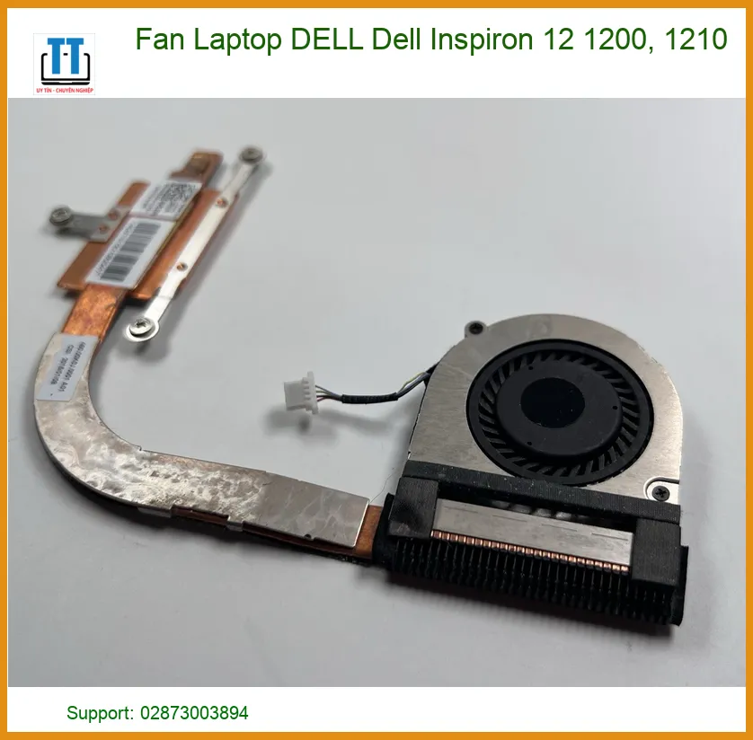 Quạt tản nhiệt laptop Dell Inspiron 12 1200, 1210 - Địa chỉ thay lấy liền TPHCM