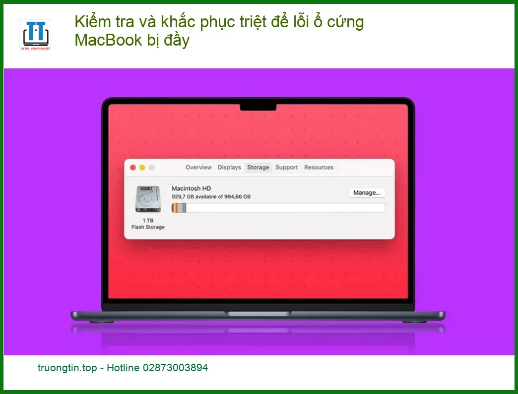 Macbook Kiểm tra và khắc phục lỗi ổ cứng bị đầy – Trung tâm hỗ trợ gần đây