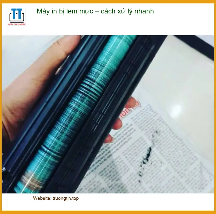 Thủ thuật Máy in bị lem mực – Cách xử lý nhanh, Trung tâm TPHCM