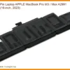 Pin Laptop APPLE MacBook Pro M3 / Max A2991 (16-inch, 2023) - Thay Pin Chính Hãng, Lấy Liền Tại TP.HCM