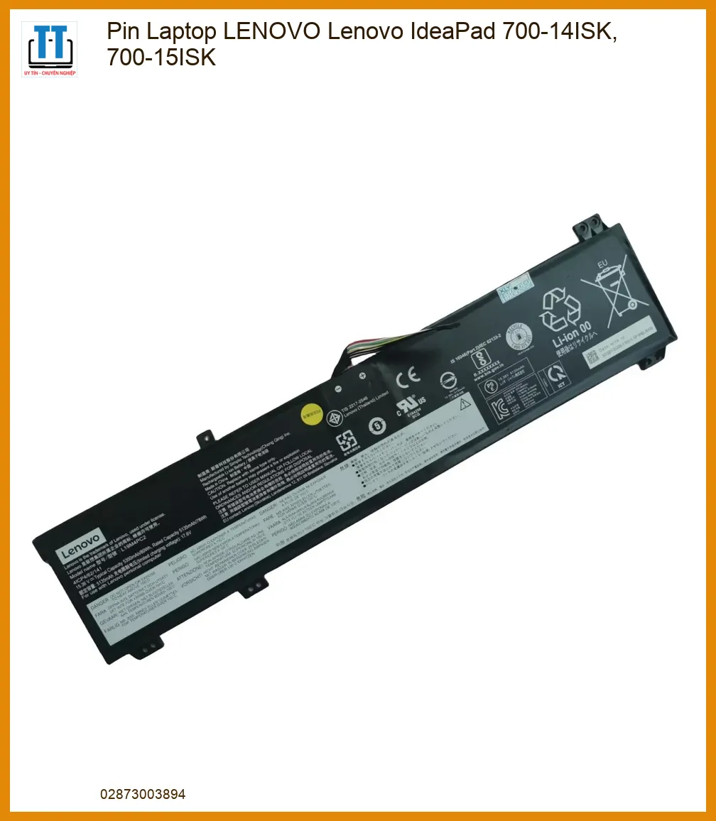 Pin laptop Lenovo IdeaPad 700-14ISK 700-15ISK - Thay pin lấy liền tại TPHCM