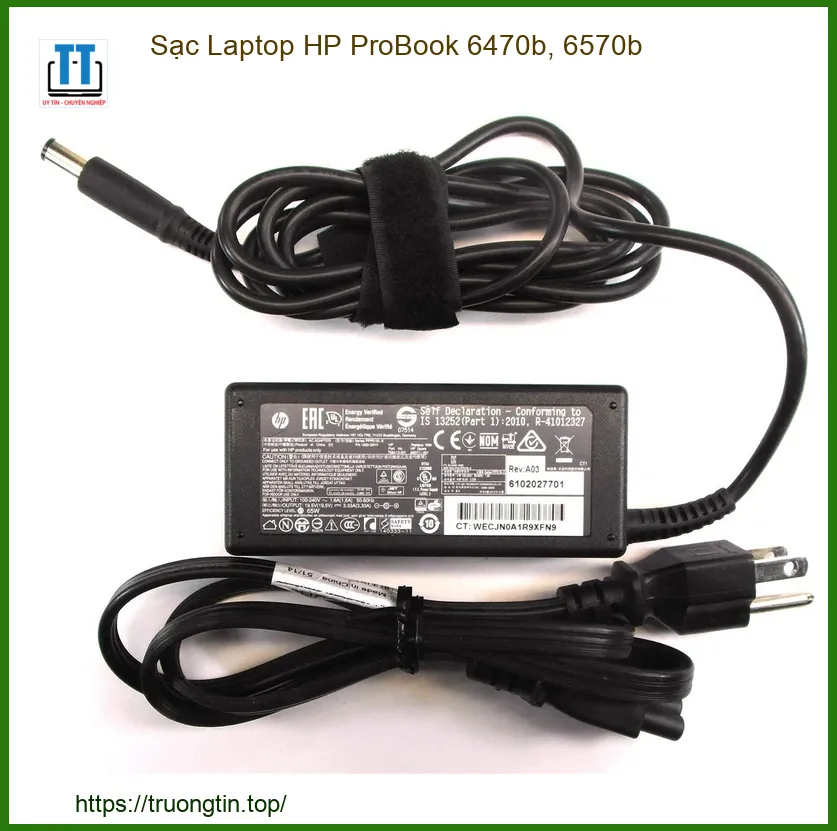Sạc Laptop HP ProBook 6470b, 6570b Chính Hãng, Bảo Hành Chu Đáo
