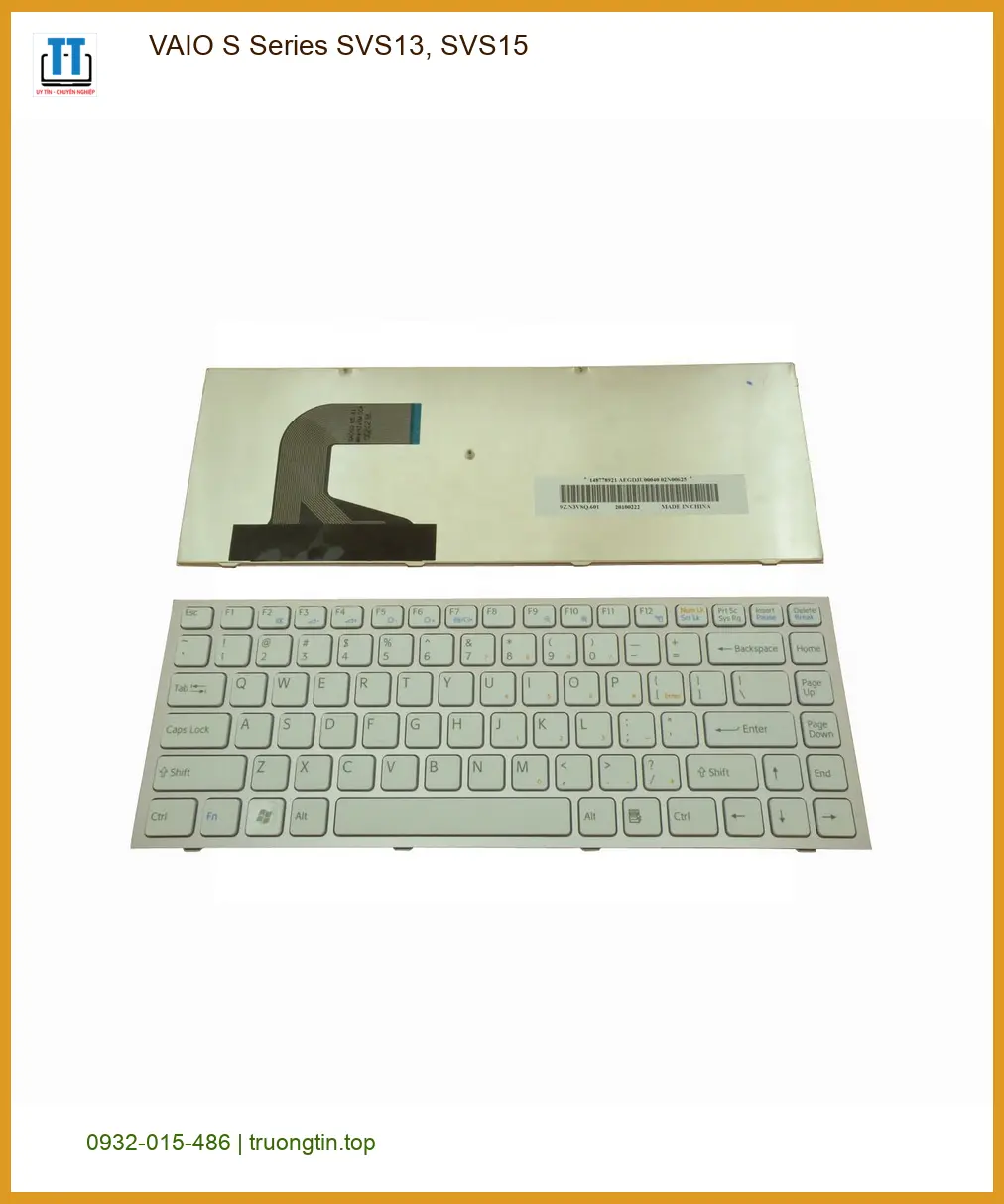 Bàn phím Laptop VAIO SVS13 SVS15 - Trung Tâm TPHCM Lấy Ngay Giá Tốt