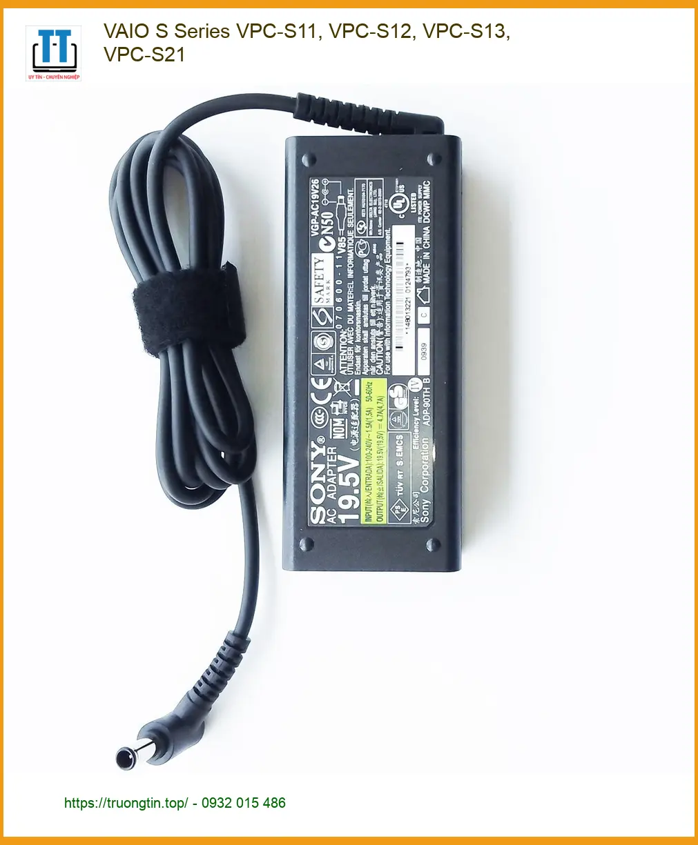 Sạc Laptop VAIO VPC-S Series - Giao Nhanh Tại TPHCM | Giá Rẻ