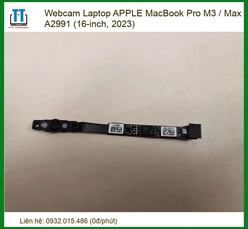 Thay Webcam Laptop Apple MacBook Pro M3 / Max A2991 (16-Inch, 2023) Chính Hãng, Lấy Liền Tại TPHCM