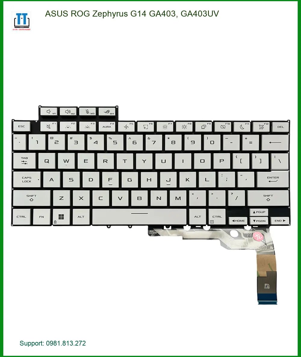 Bàn phím Laptop ASUS ROG G14 GA403 - Thay Lấy Liền, Giá Tốt TPHCM