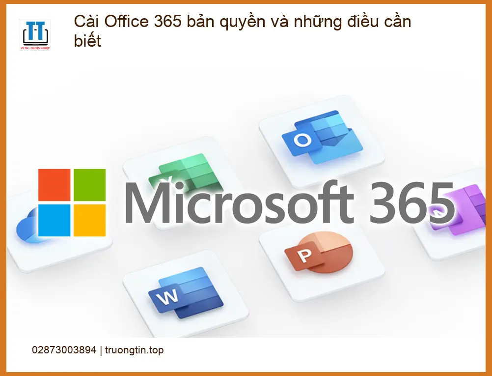 Cài Office 365 bản quyền cho văn phòng - Dịch vụ tận nơi TPHCM