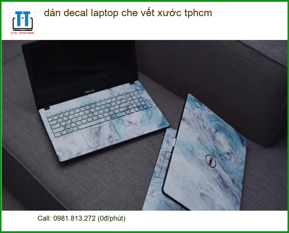 Sửa Laptop dán decal che vết xước TPHCM – Địa điểm lấy liền