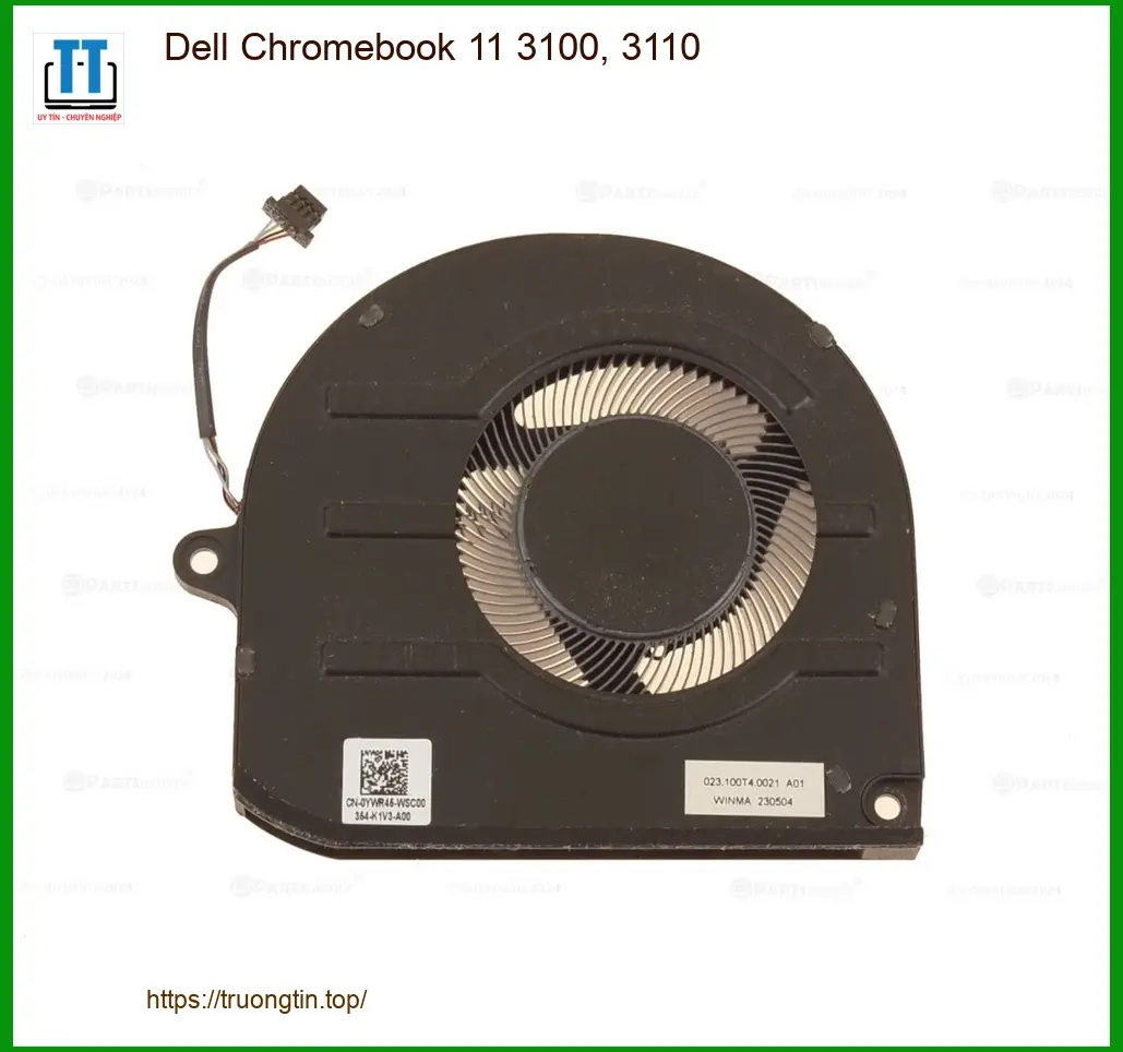 Fan Laptop Dell Chromebook 11 3100 3110 - Thay Lấy Liền Giá Rẻ TPHCM