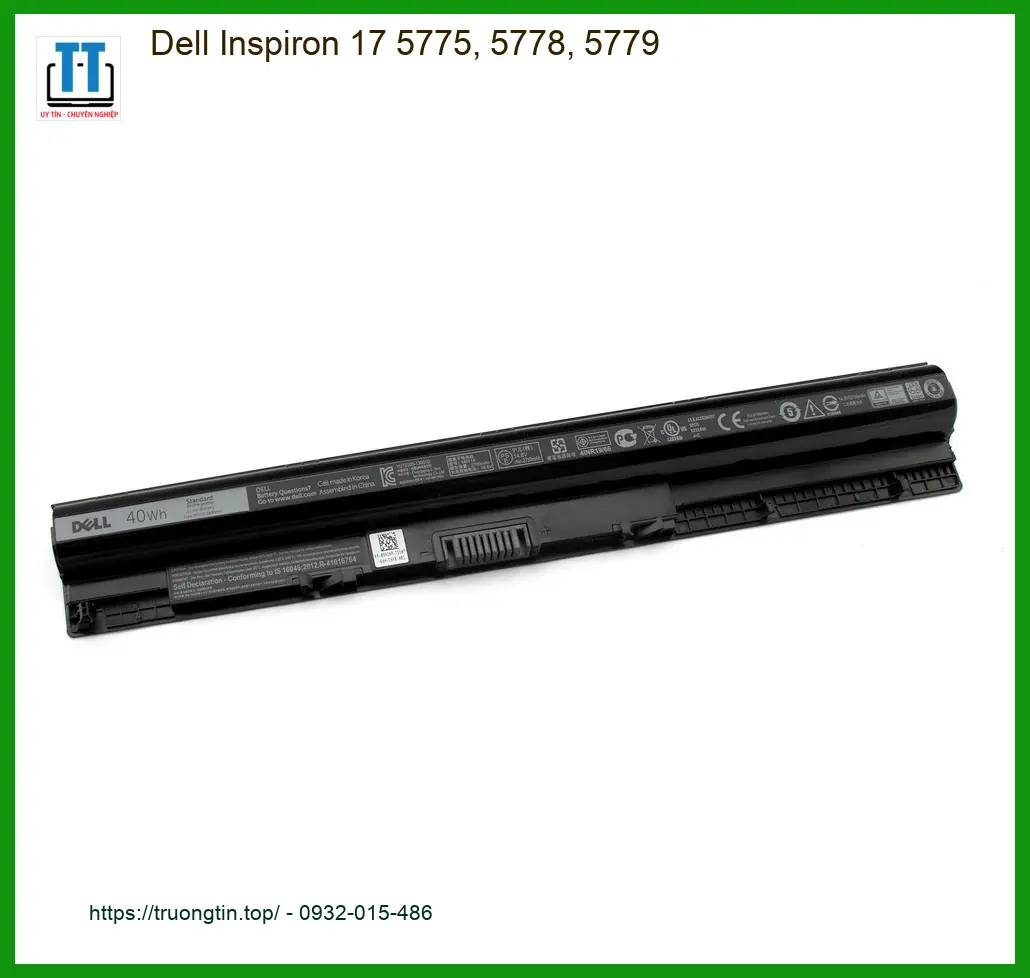 Pin Laptop DELL Inspiron 17 5775/5778/5779 - Thay Nhanh Lấy Liền TPHCM