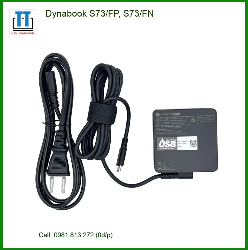 Sạc Laptop Dynabook S73/FP, S73/FN - Thay Lấy Liền Tại Cửa Hàng TPHCM