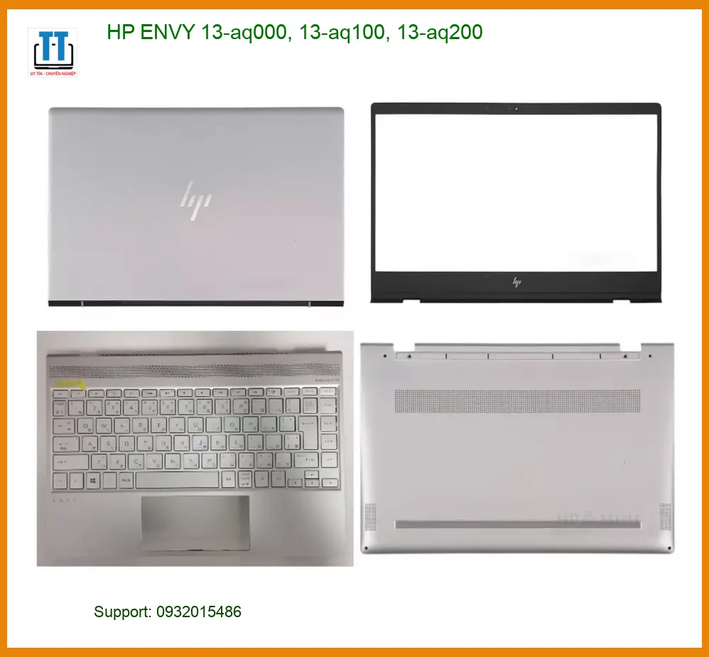 Vỏ Laptop HP ENVY 13-aq - Thay Nhanh Lấy Liền - Cửa Hàng Laptop Uy Tín TPHCM