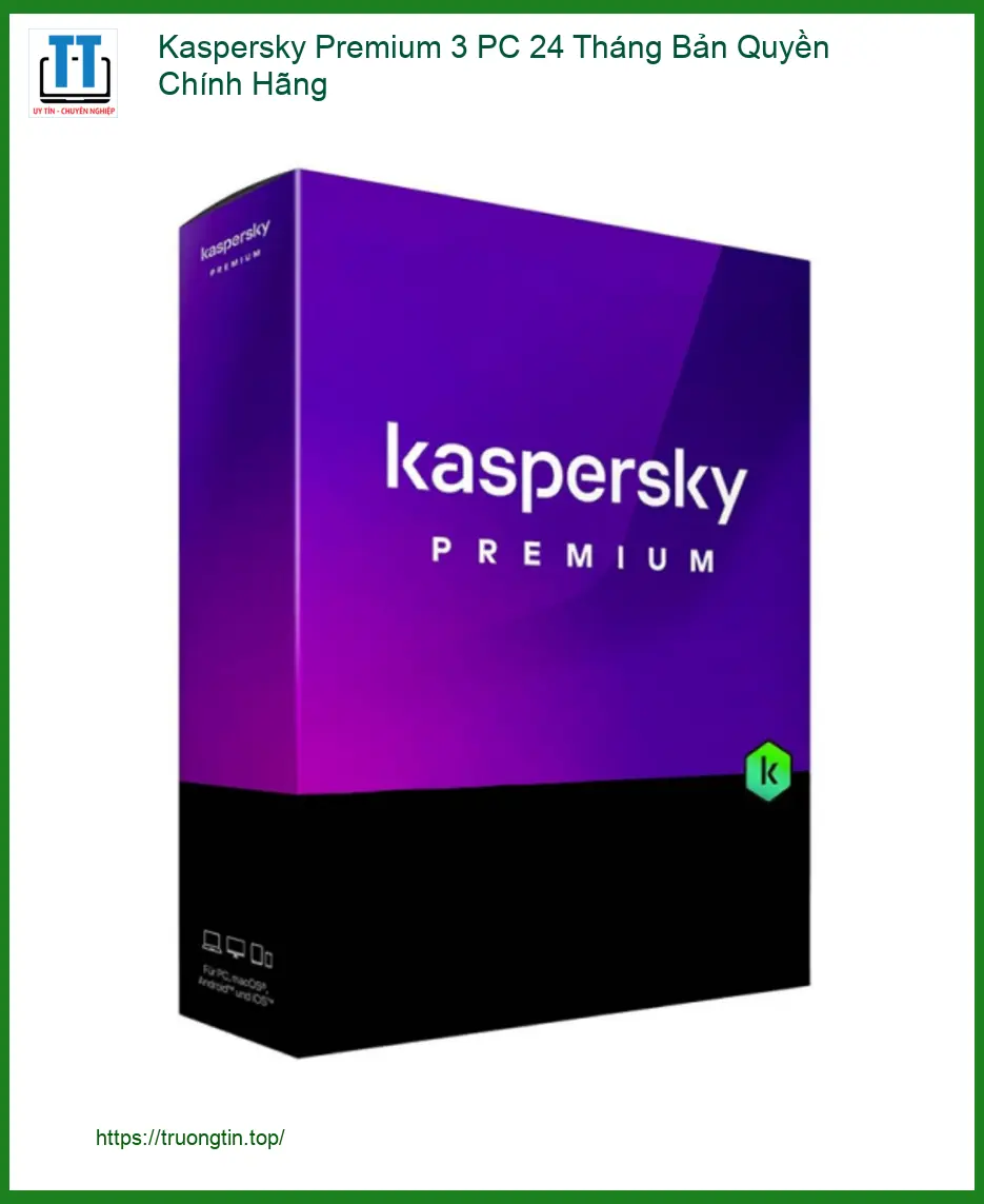 Antivirus Kaspersky Premium 3 PC - Cài đặt nhanh TPHCM | Shop Giá Rẻ