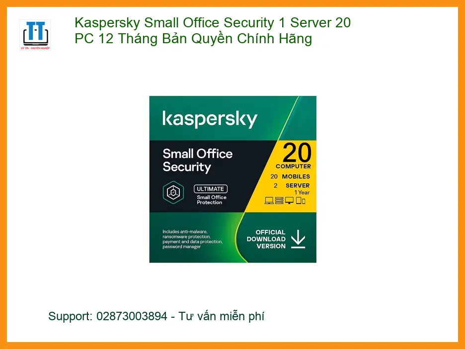 Antivirus Kaspersky Small Office Security - Giao Nhanh TPHCM | Google Maps Mua Ngay