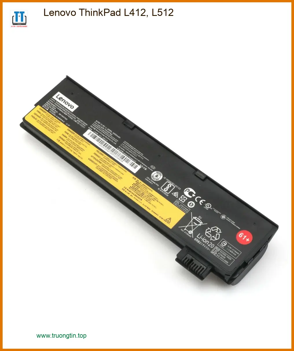 Pin LENOVO ThinkPad L412, L512 - Thay Lấy Ngay TPHCM Giá Rẻ