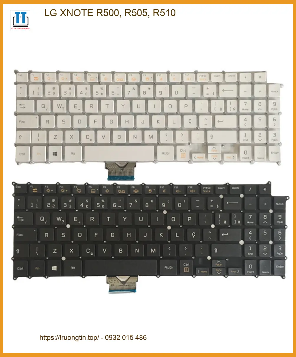 Bàn phím Laptop LG XNOTE R500, R505, R510 - Thay Lấy Ngay TPHCM Giá Rẻ