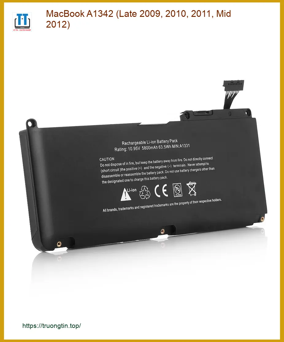 Pin Laptop APPLE MacBook A1342 - Thay Nhanh, Giá Rẻ, Lấy Liền TPHCM