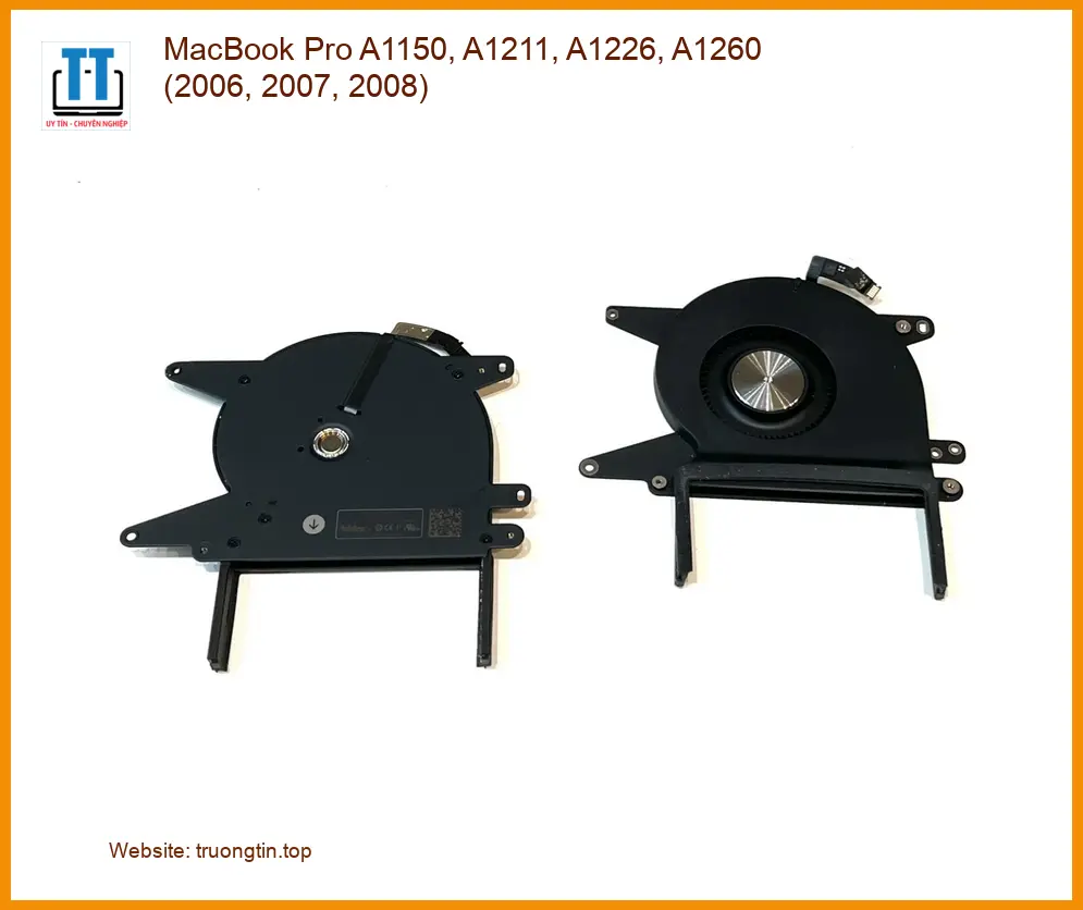 Quạt Laptop MacBook Pro A1150 A1211 A1226 A1260 - Thay Lấy Ngay TPHCM