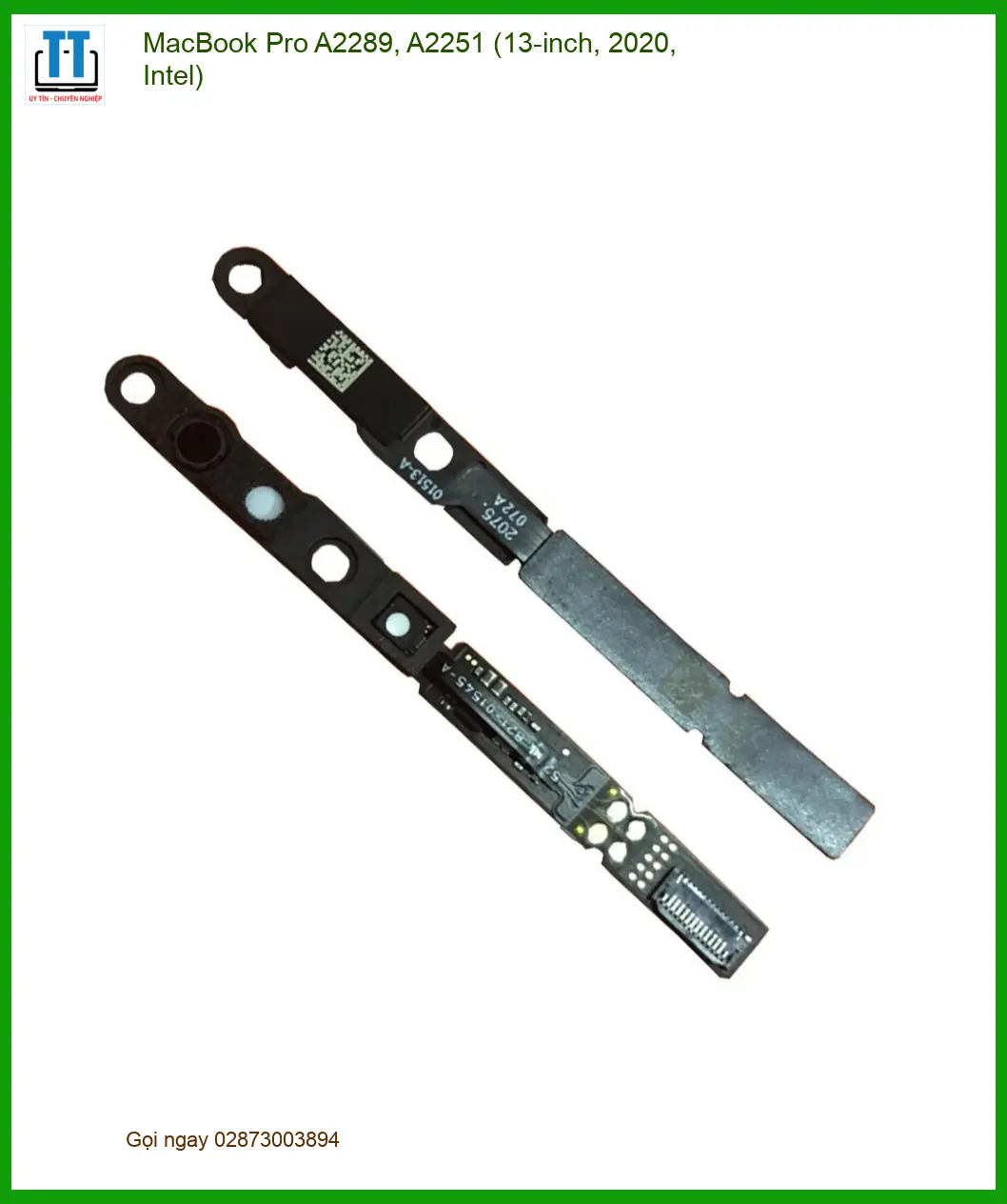 Webcam Laptop MacBook Pro A2289 A2251 - Sửa Thay Nhanh Giá Rẻ TPHCM