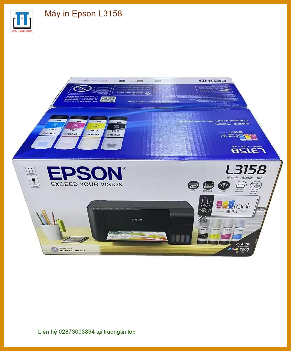Máy in Epson L3158 - Sửa Nhanh | Đổ Mực Tại Nhà TPHCM - Giá Rẻ