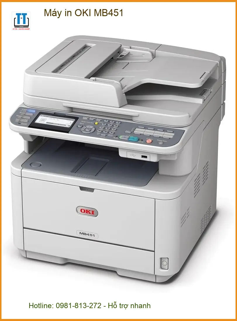 Máy in OKI MB451 - Thay Mực Tận Nơi Siêu Tốc - Trung Tâm Máy In TPHCM