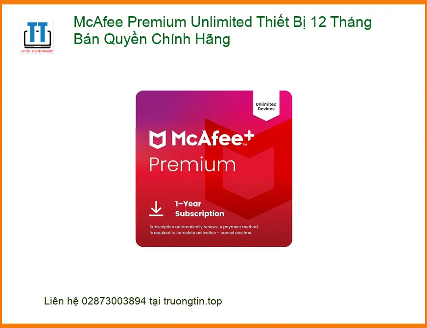 McAfee Antivirus Premium - Cài Đặt Nhanh Chóng Tại TPHCM