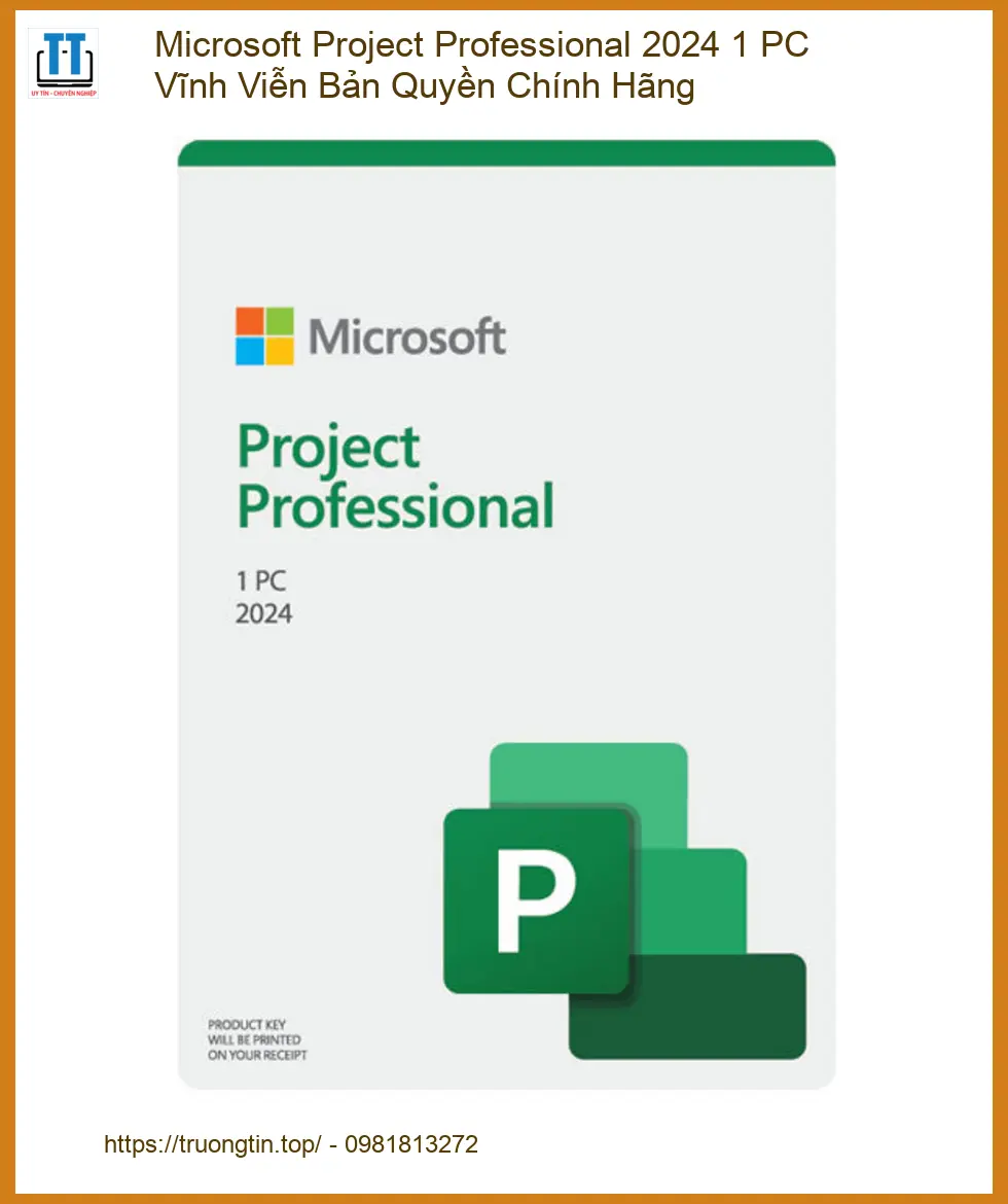 Microsoft Project Professional Bản Quyền - Giá Rẻ TPHCM Giao Ngay