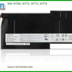 Pin Laptop MSI WT60 WT72 WT73 WT75 - Giá Tốt TPHCM - Lắp Đặt Nhanh