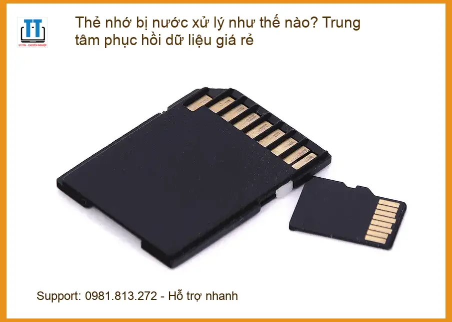 Khôi Phục Dữ Liệu Thẻ nhớ bị nước xử lý thế nào? – Trung tâm phục hồi TPHCM