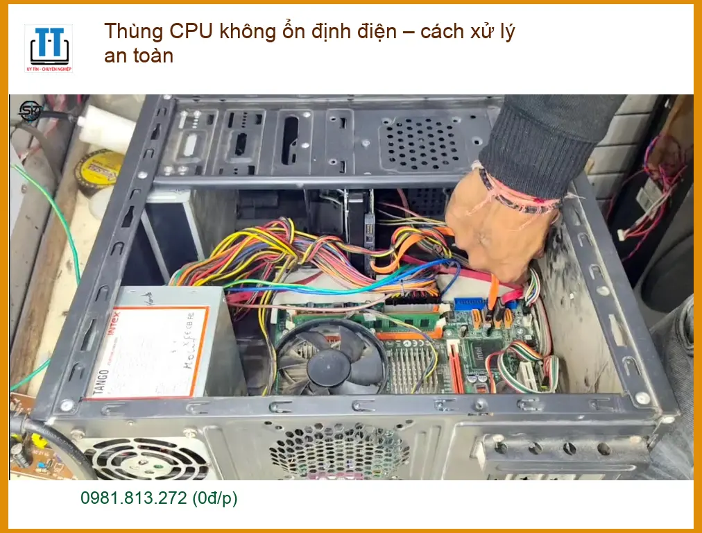 PC Thùng CPU không ổn định điện – Địa chỉ trung tâm hỗ trợ gần đây